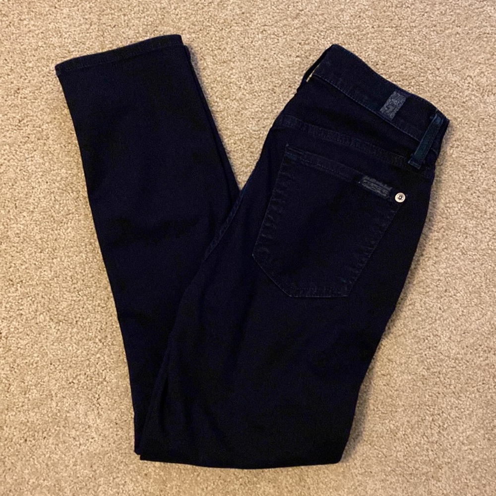 7 For All Mankind Skinny Ankle Jeans — Size 25